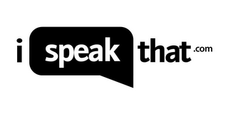 ISPEAKTHAT.COM