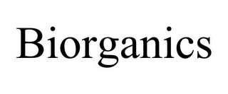BIORGANICS
