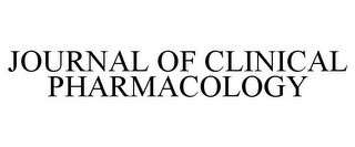 JOURNAL OF CLINICAL PHARMACOLOGY