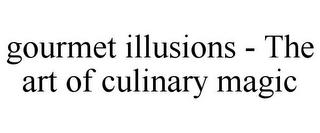 GOURMET ILLUSIONS - THE ART OF CULINARY MAGIC