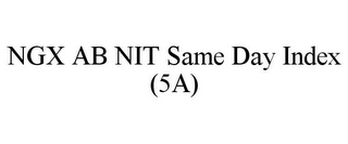 NGX AB NIT SAME DAY INDEX (5A)