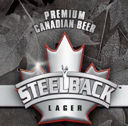 STEELBACK LAGER PREMIUM CANADIAN BEER