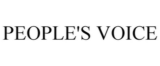 PEOPLE'S VOICE