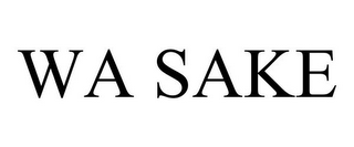 WA SAKE