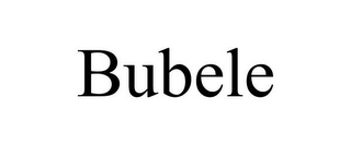 BUBELE
