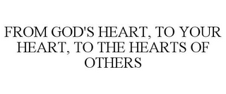 FROM GOD'S HEART, TO YOUR HEART, TO THE HEARTS OF OTHERS