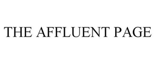 THE AFFLUENT PAGE