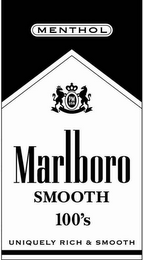 MARLBORO SMOOTH 100'S MENTHOL UNIQUELY RICH & SMOOTH PM USA