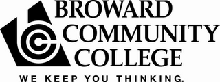 BROWARD COMMUNITY COLLEGE WE KEEP YOU THINKING