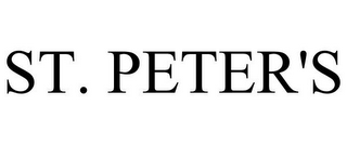 ST. PETER'S