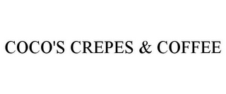 COCO'S CREPES & COFFEE