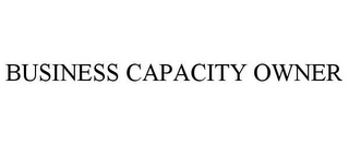 BUSINESS CAPACITY OWNER