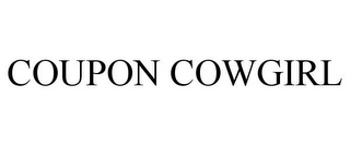 COUPON COWGIRL