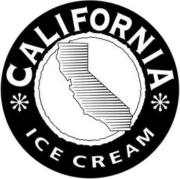 CALIFORNIA ICE CREAM