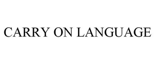 CARRY ON LANGUAGE