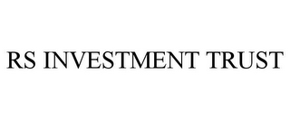 RS INVESTMENT TRUST