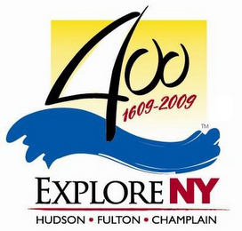 400, 1609-2009, HUDSON FULTON CHAMPLAIN, EXPLORE NY