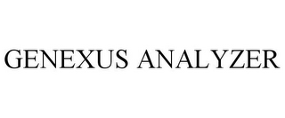 GENEXUS ANALYZER