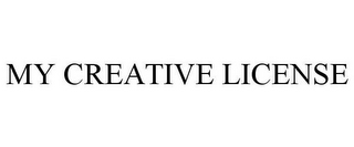 MY CREATIVE LICENSE