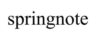 SPRINGNOTE