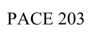 PACE 203