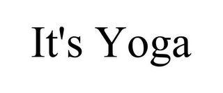 IT'S YOGA