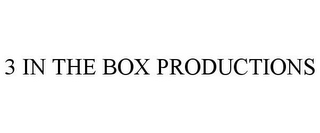 3 IN THE BOX PRODUCTIONS