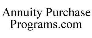 ANNUITY PURCHASE PROGRAMS.COM