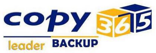 COPY 365 LEADER BACKUP