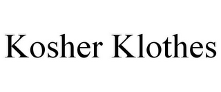 KOSHER KLOTHES