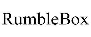 RUMBLEBOX