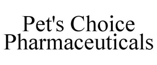 PET'S CHOICE PHARMACEUTICALS