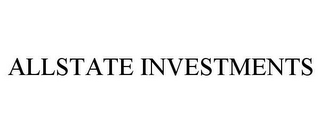 ALLSTATE INVESTMENTS