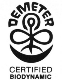 DEMETER CERTIFIED BIODYNAMIC