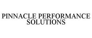 PINNACLE PERFORMANCE SOLUTIONS