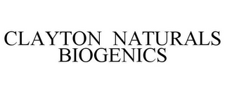 CLAYTON NATURALS BIOGENICS