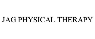 JAG PHYSICAL THERAPY