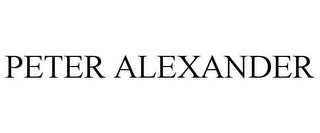 PETER ALEXANDER