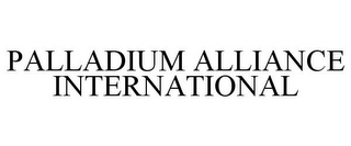 PALLADIUM ALLIANCE INTERNATIONAL