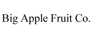 BIG APPLE FRUIT CO.