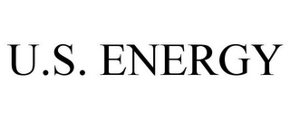 U.S. ENERGY