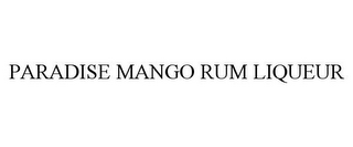 PARADISE MANGO RUM LIQUEUR