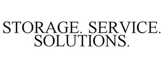 STORAGE. SERVICE. SOLUTIONS.