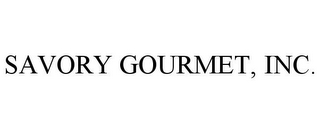 SAVORY GOURMET, INC.