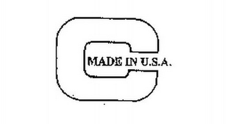 C MADE IN U.S.A.