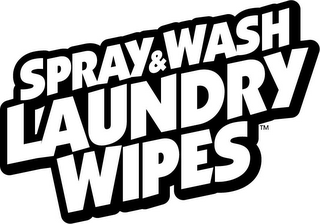 SPRAY & WASH LAUNDRY WIPES