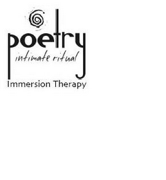 POETRY INTIMATE RITUAL IMMERSION THERAPY