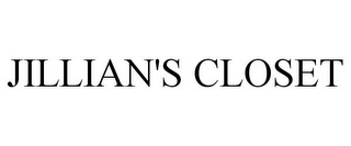 JILLIAN'S CLOSET