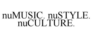 NUMUSIC. NUSTYLE. NUCULTURE.