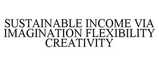 SUSTAINABLE INCOME VIA IMAGINATION FLEXIBILITY CREATIVITY